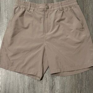 YOUTH Burlebo Casual Elastic-Waist Shorts in Khaki